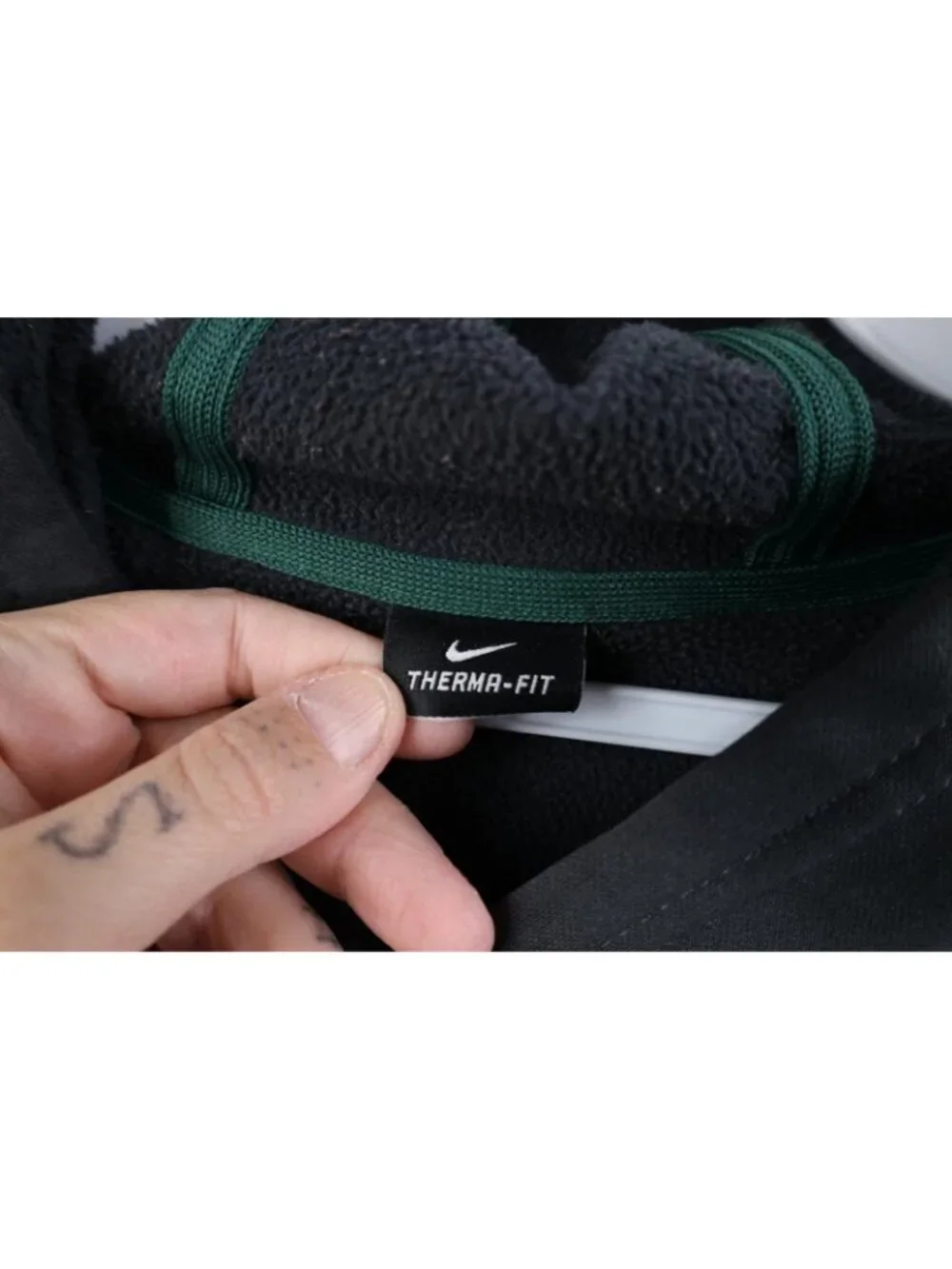 Nike Therma Fit Boys Large Michigan State University Football Hoodie Sweatshirt